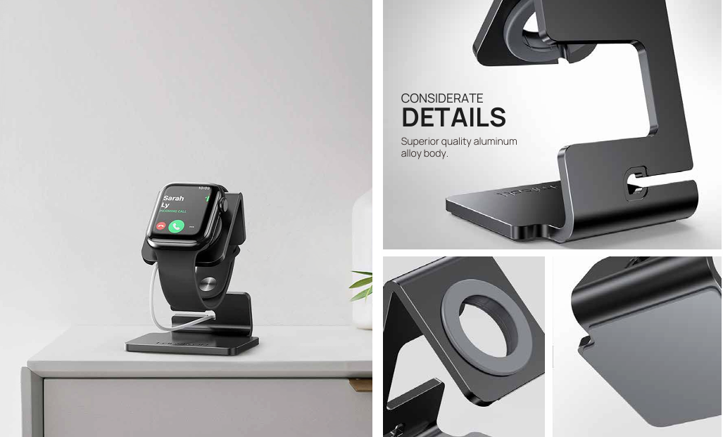 lamicall watch stand headphone stand